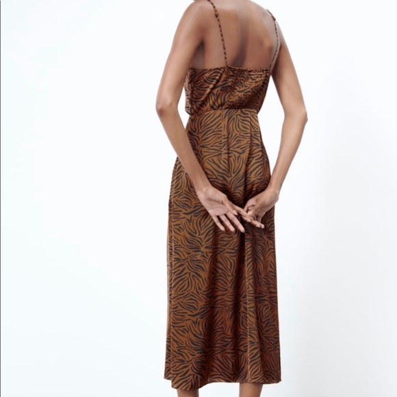 NWT ZARA NEW animal print dress - Picture 4 of 4